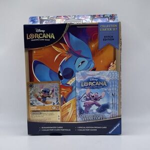 Disney Lorcana Winterspell Collection Starter Set Stitch Edition FACTORY SEALED